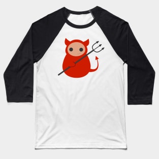 Cute Halloween Devil Baseball T-Shirt